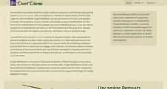 Desktop Screenshot of desertdharma.org